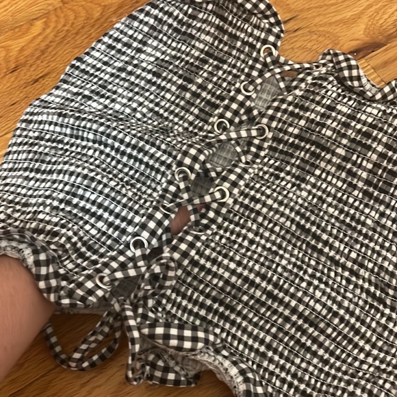 Express gingham tube top - Picture 3 of 3